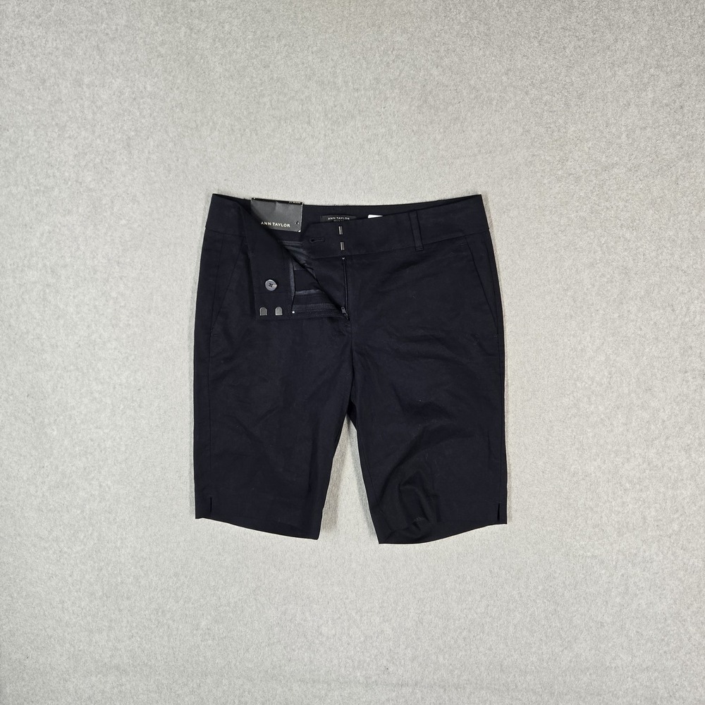 Ann Taylor Women Shorts 4 Navy Blue s Devin Boardwalk Short Straight NWT